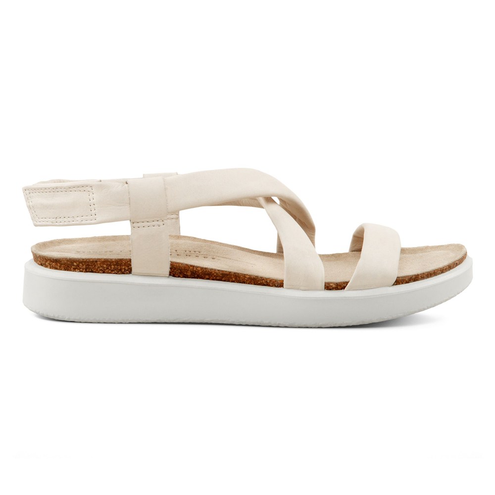 Sandalias Mujer - ECCO Corksphere Flat - Beige - MFO314027